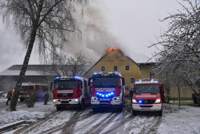 Wohnhausbrand in Eisenbirn