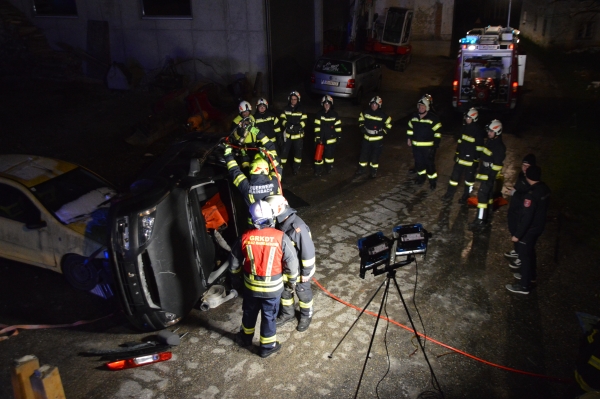 Gemeinschaftsübung mit der Feuerwehr Höbmannsbach