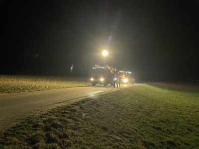 Monatsübung endet mit Ölspureinsatz